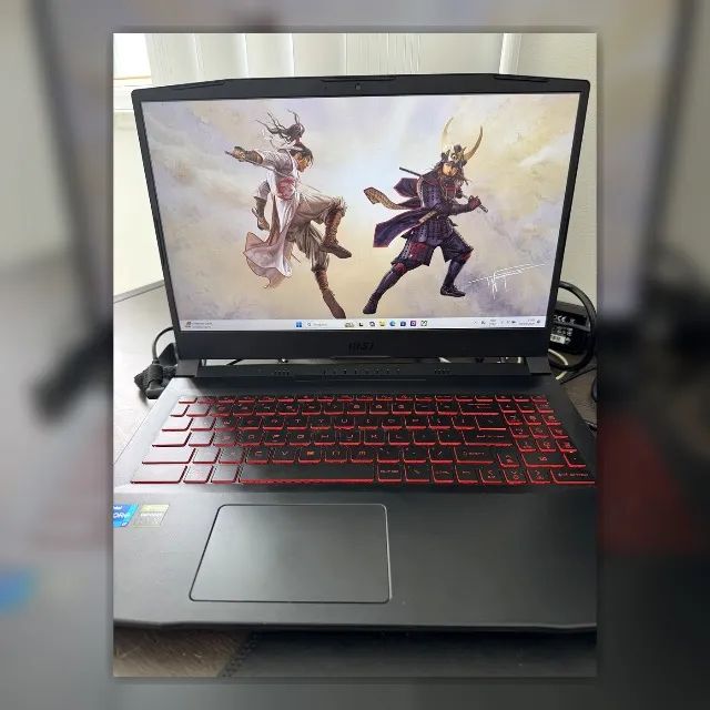 Notebook Gamer MSI Katana GF66 i7 RTX 3060 64GB SSD 2TB 144Hz - Foto 2