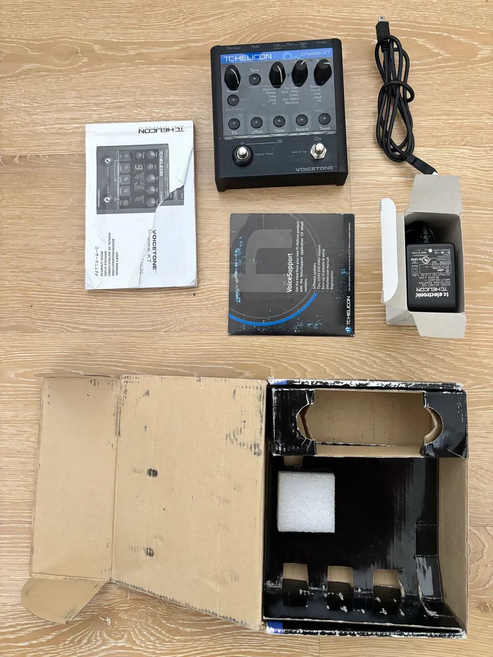 Pedal para voz tc helicon create xt voice tone - Instrumentos
