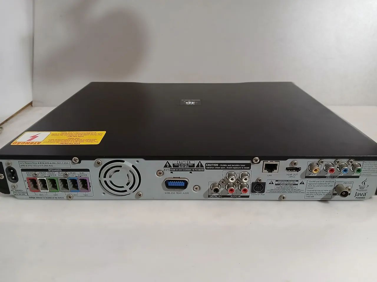 Home Theater Bluray Philips HTS5590W com defeito  - Foto 5