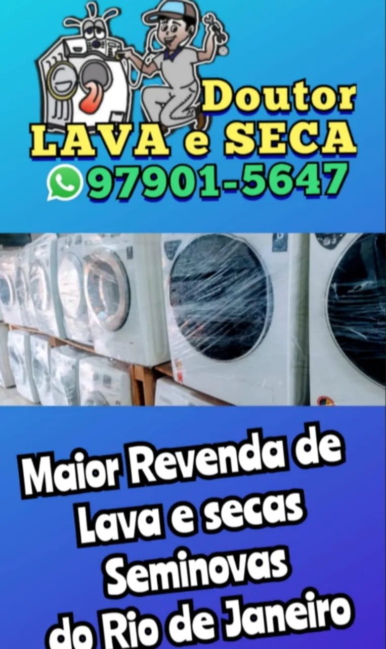LAVA e SECA, LG 6Motion 127 Volts Inverter Garantia Instalação e Entrega Grátis* - Foto 4