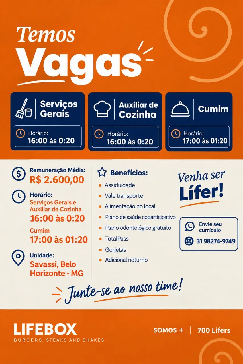 VAGA DE EMPREGO 