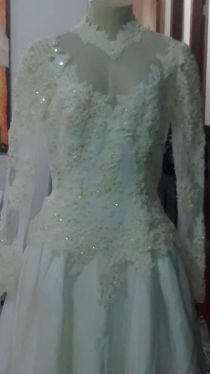 Vestido de Noiva Importado Atlanta - Foto 3