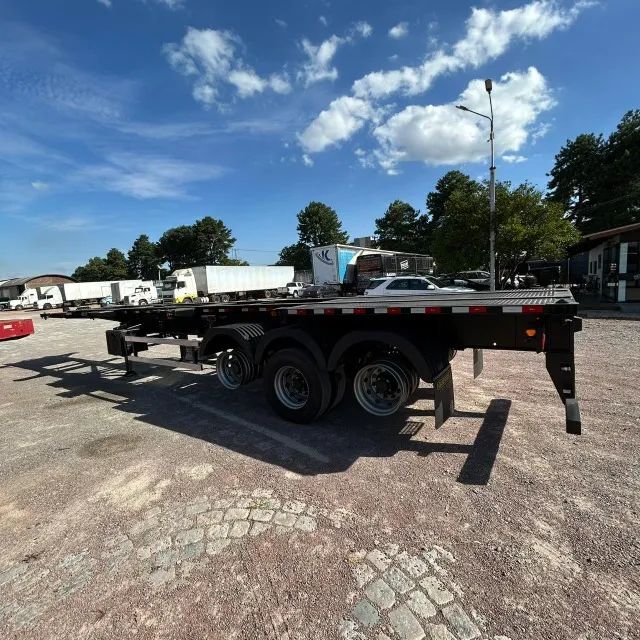 Carreta Semi-reboque Porta-container Guerra Ano 2026 3 Eixos - Foto 11