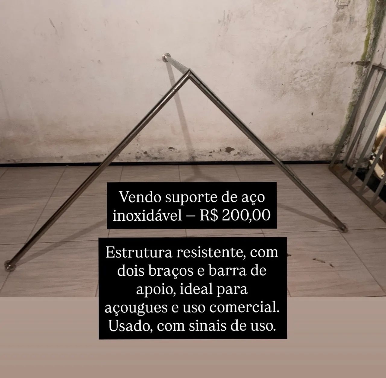 Suporte de aço inoxidável 