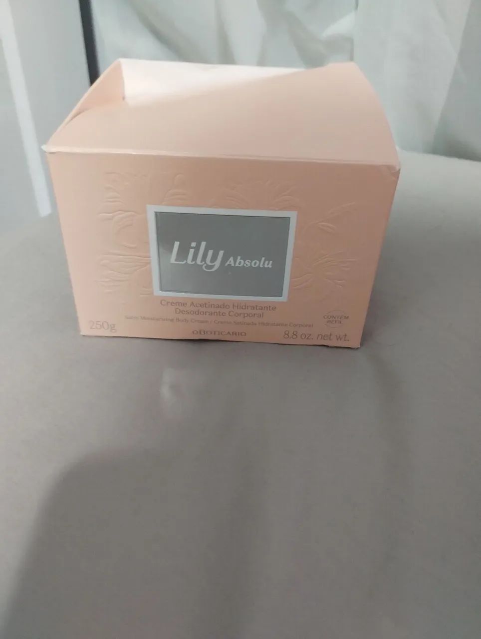 Creme corporal o Boticário 