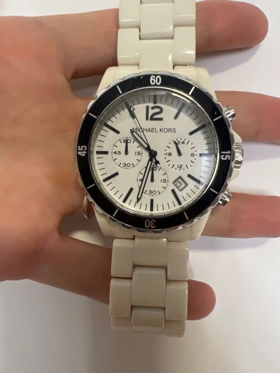 Relógio Michael kors cerâmica 