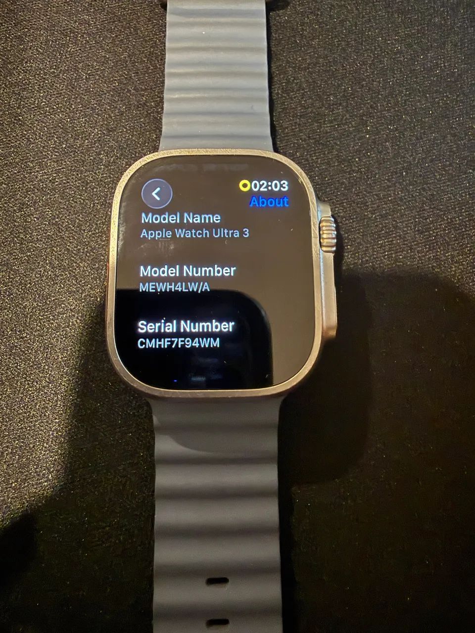 Apple Watch Ultra 3 - 100% bateria