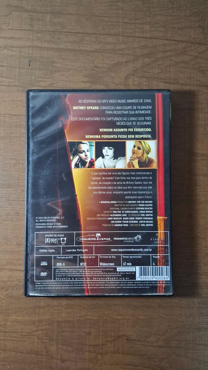 DVD - Britney: for the record - CDs, DVDs etc - Meireles