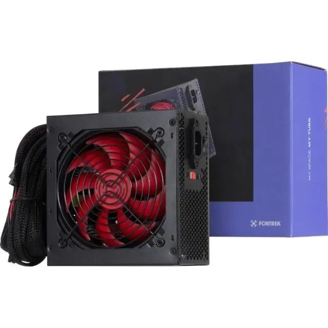 Fonte Gamer ATX 500W Crusader Preta Fortrek - Foto 5