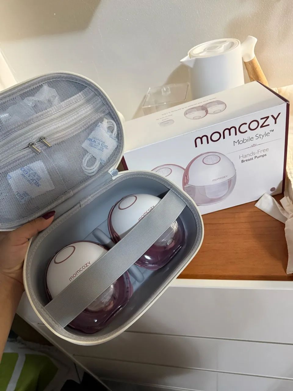 BOMBA EXTRATORA DE LEITE MOMCOZY - Foto 4