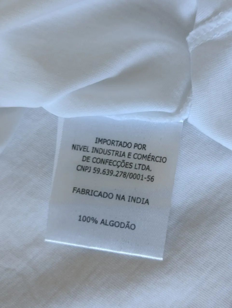 Camiseta Aleatory Branca Lisa Basic - Foto 4