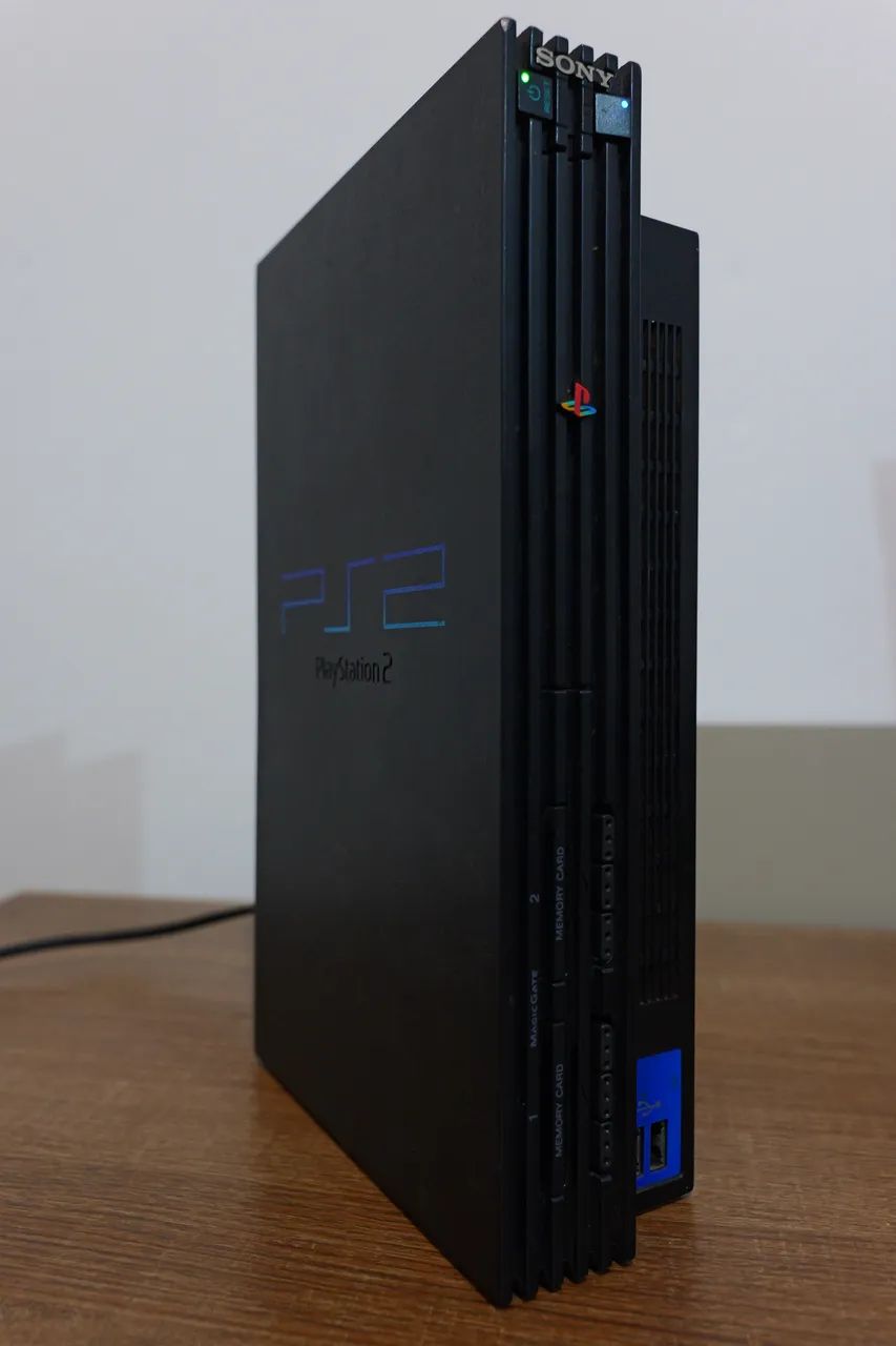 PS2 Fat SCPH-50001 + PS2 to HDMI e Cabo AV Original da Sony | Leitor 100% - Foto 2
