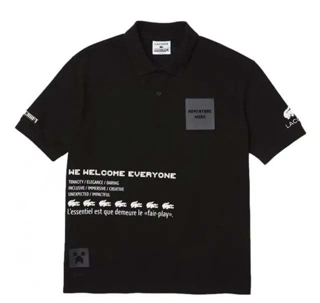 Camisa Lacoste Edição Minecraft 
