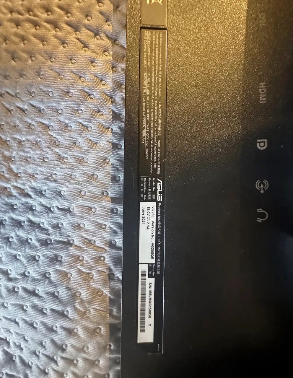 MONITOR ASUS 165Hz 23.8' 0.5ms - Foto 4