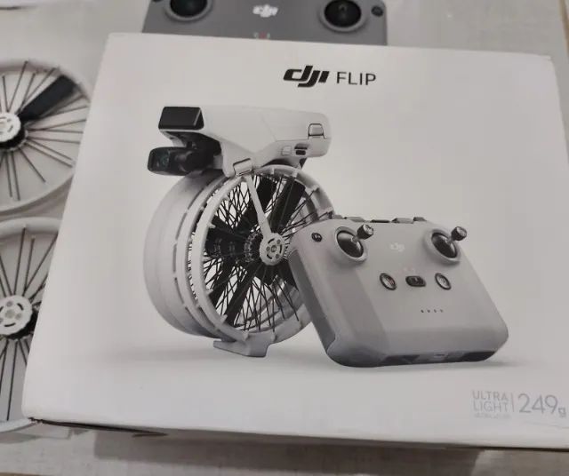 Drone DJI Flip Standard Sem Tela BR, 4K, 60 FPS, Sensor CMOS, Até 50 min de voo
