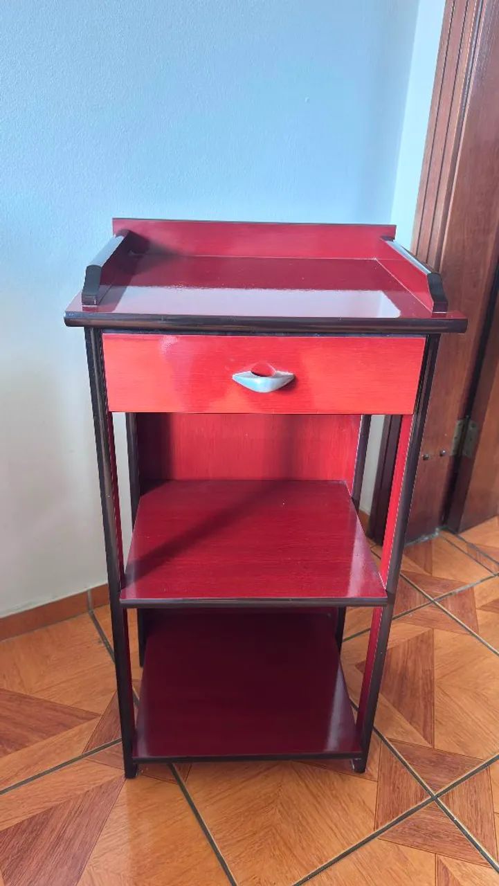 Rack de madeira mogno  - Foto 2