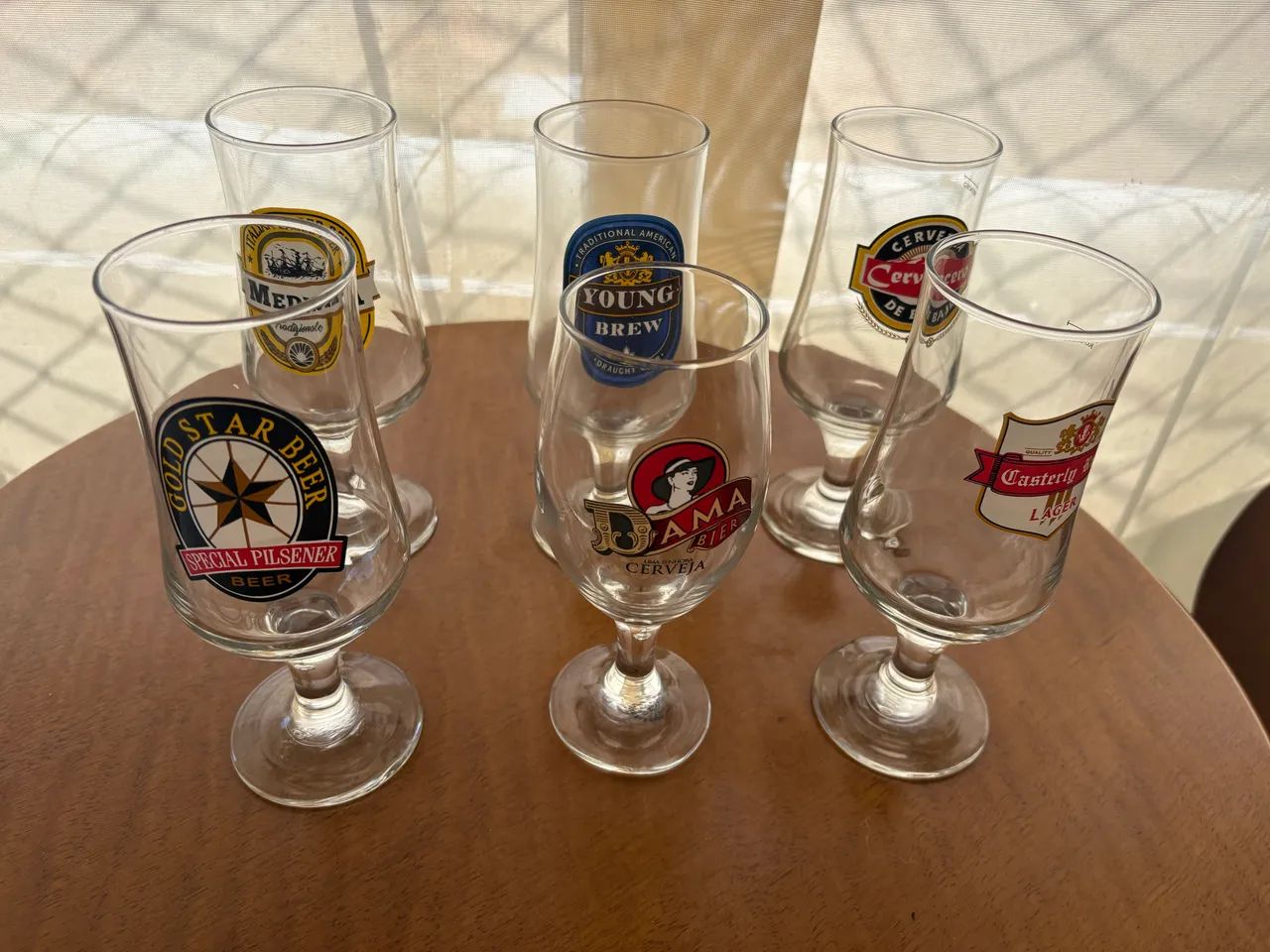 Conjunto 6 taças de cerveja 