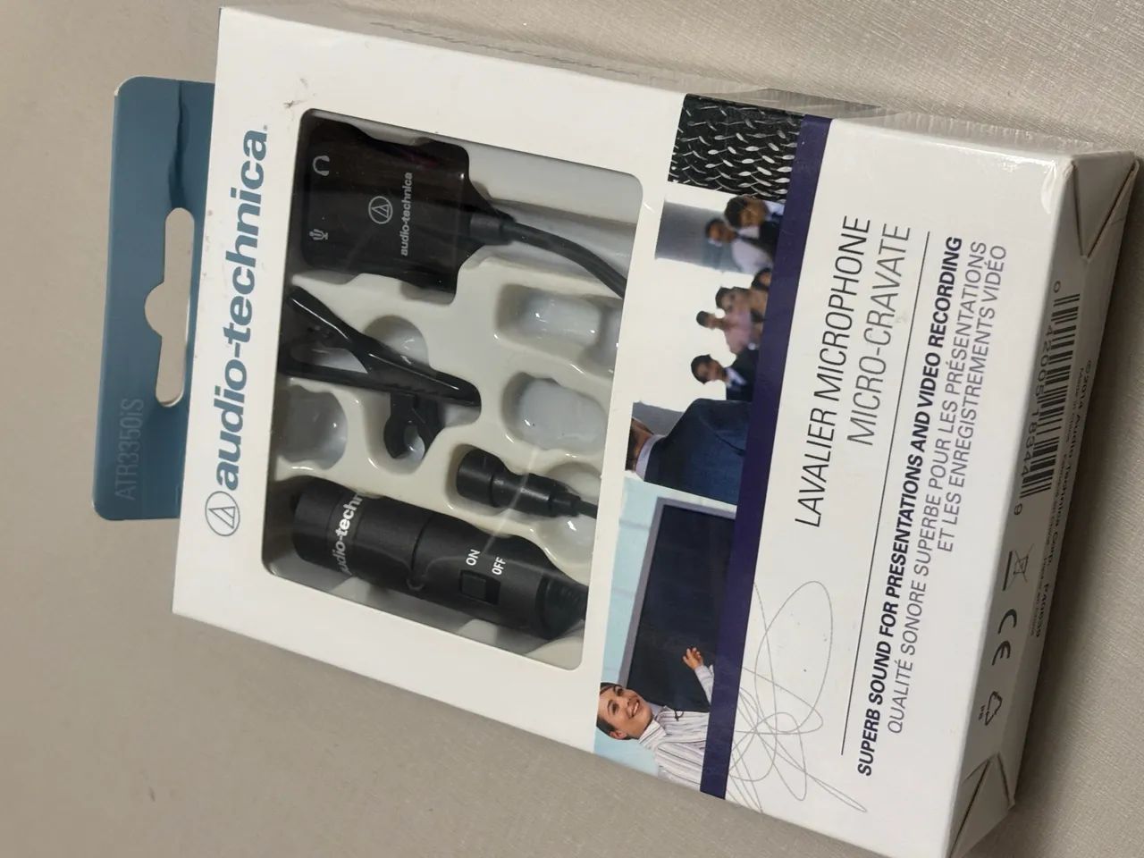 Microfone de Lapela Audio-Technica ATR3350iS - Foto 2