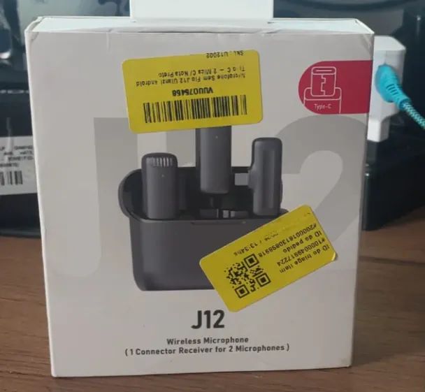 Microfone de Lapela Wireless Ulanzi J12 - USB-C (2 transmissores)