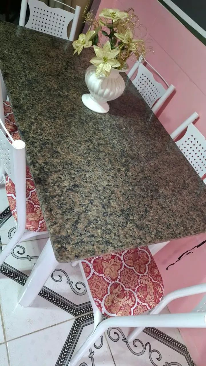 Mesa de jantar de mármore  - Foto 2