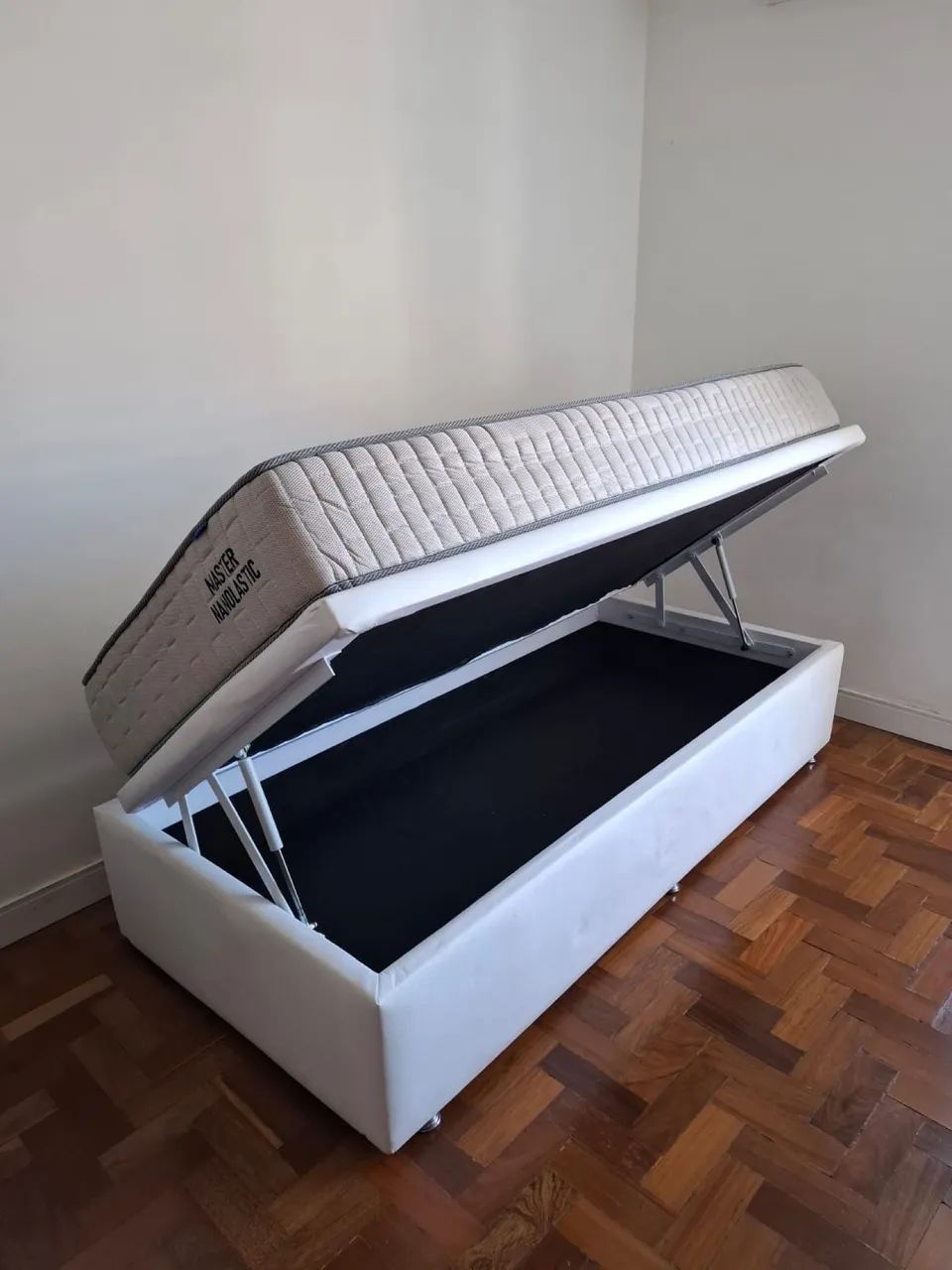 Cama box  baú solteiro com colchão  - Foto 2
