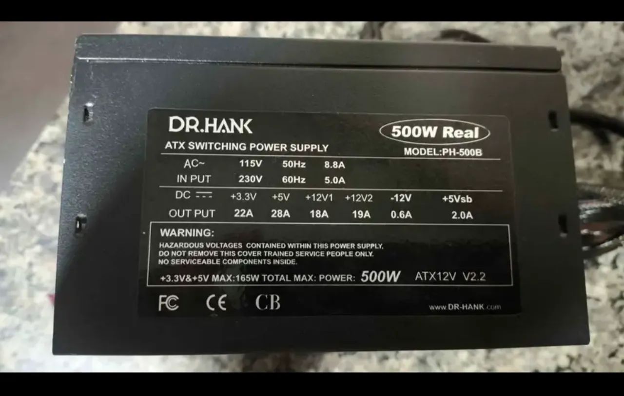 Fonte Pc 500w - Foto 2