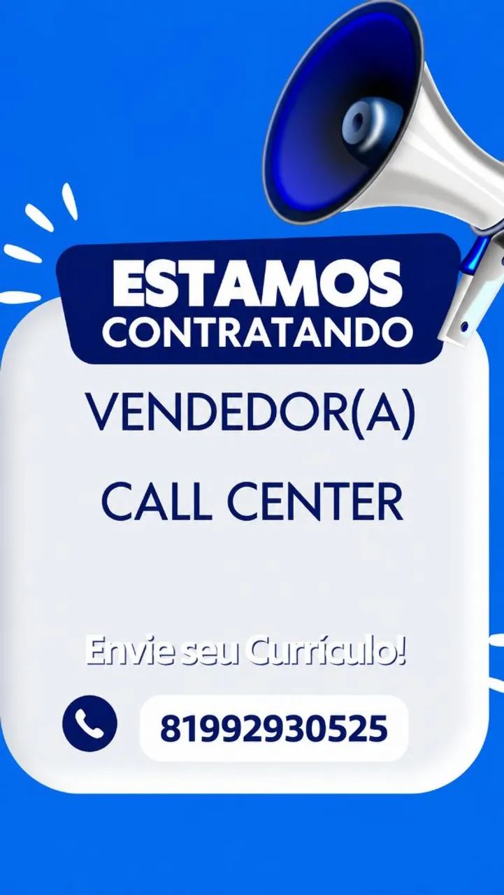 Vagas disponíveis 