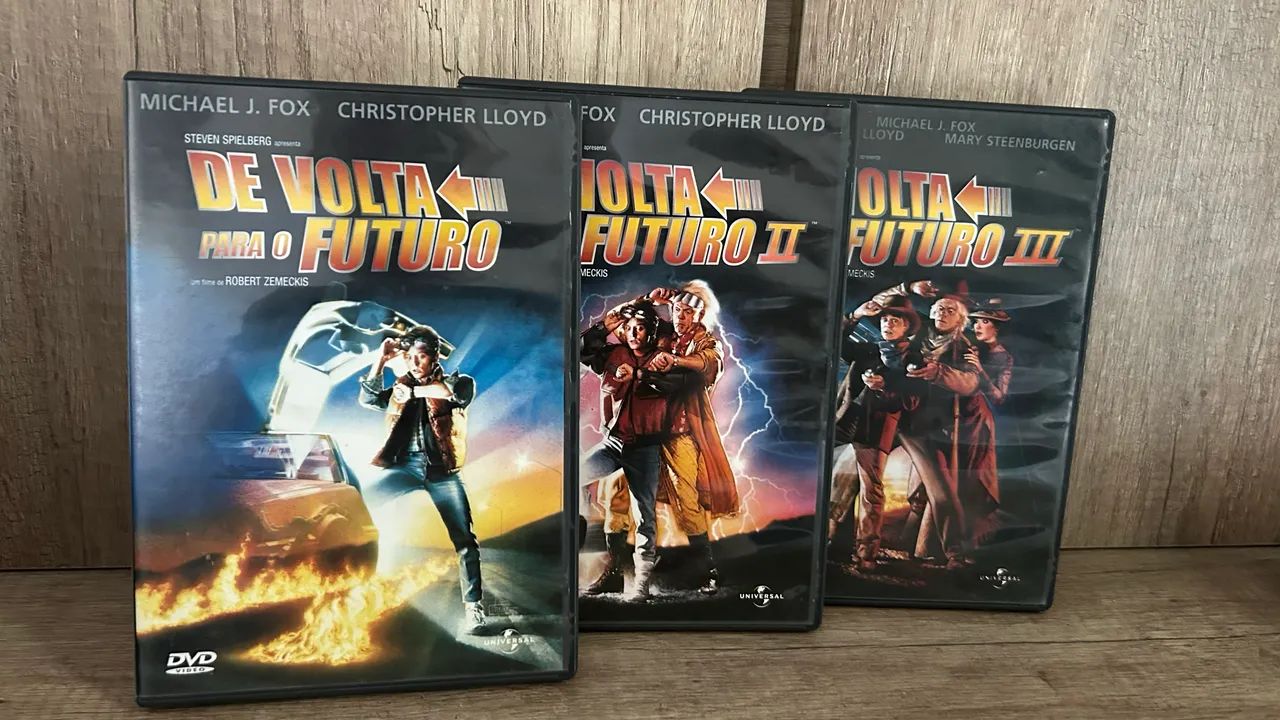 Box dvd de volta para o futuro