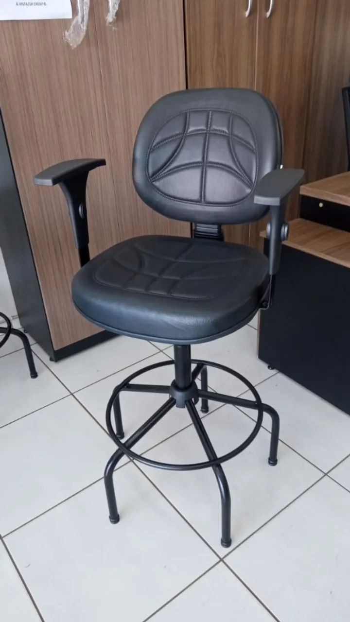 CADEIRA CAIXA ALTA PARA CAIXA OU BANCADAS ALTA E PORTARIAS - Foto 5