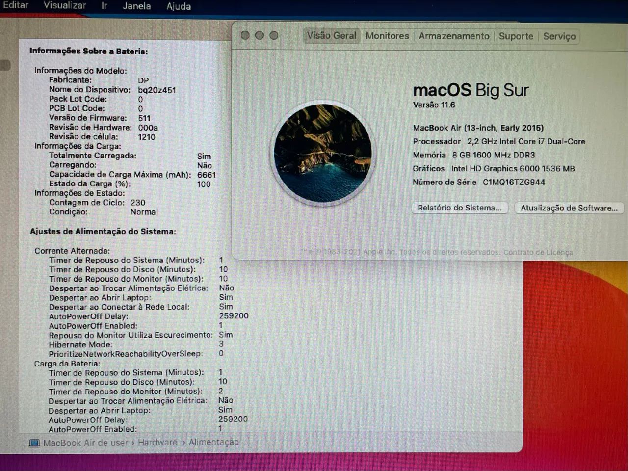 MacBook Air i7 8GB 256SSD - Seminovo  - Foto 5