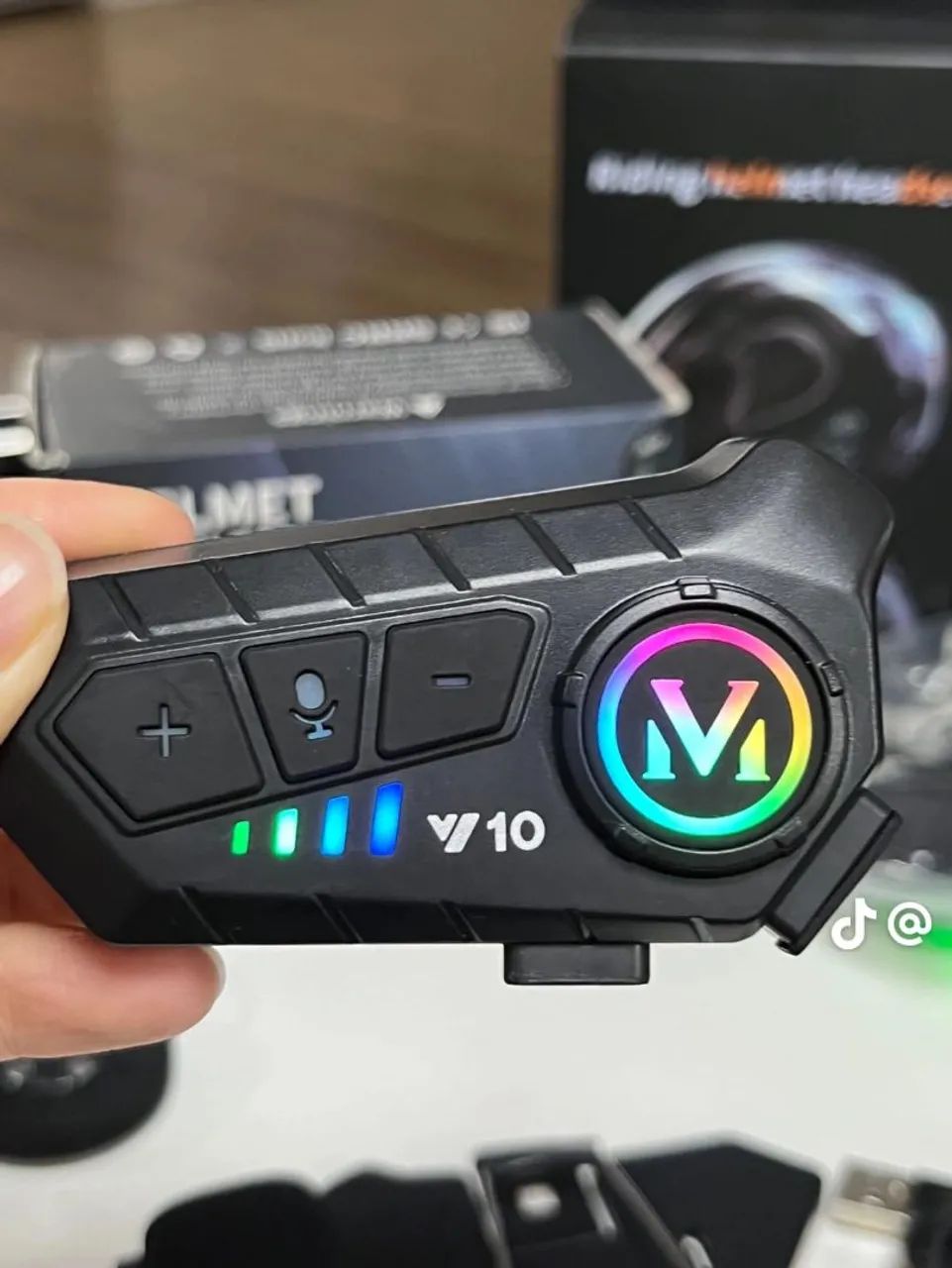 Fone Y10 para capacete  - Foto 4