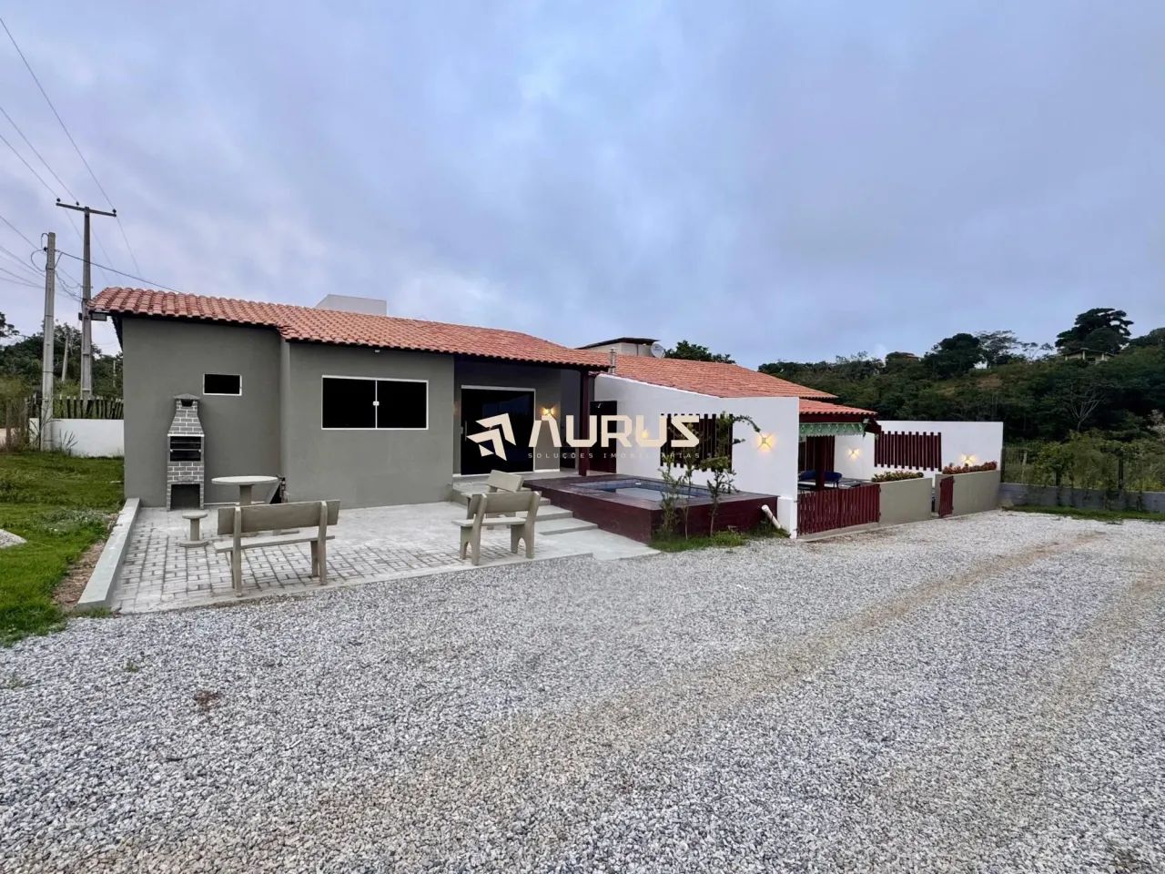 Casas mobiliadas e com piscina à venda na Serra Negra - Foto 2