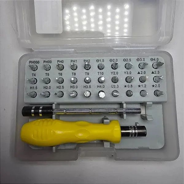 Kit Jogo de Chaves de Precisão com 30 Bits e Extensor 32 Peças - Bomvink - Foto 2