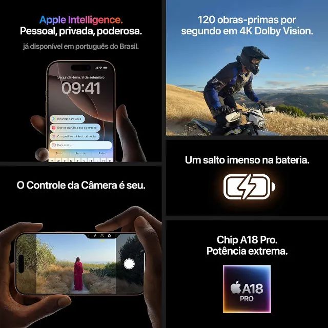 Apple iPhone 16 Pro Max (256 GB) - Titânio-deserto - Foto 5