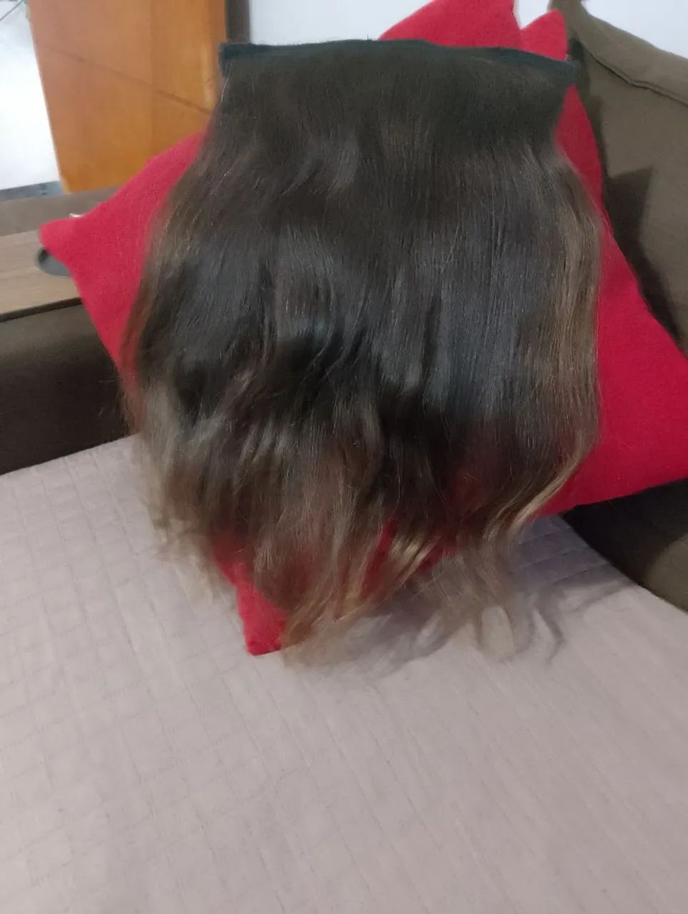 Aplique de cabelo brasileiro com tic tac 