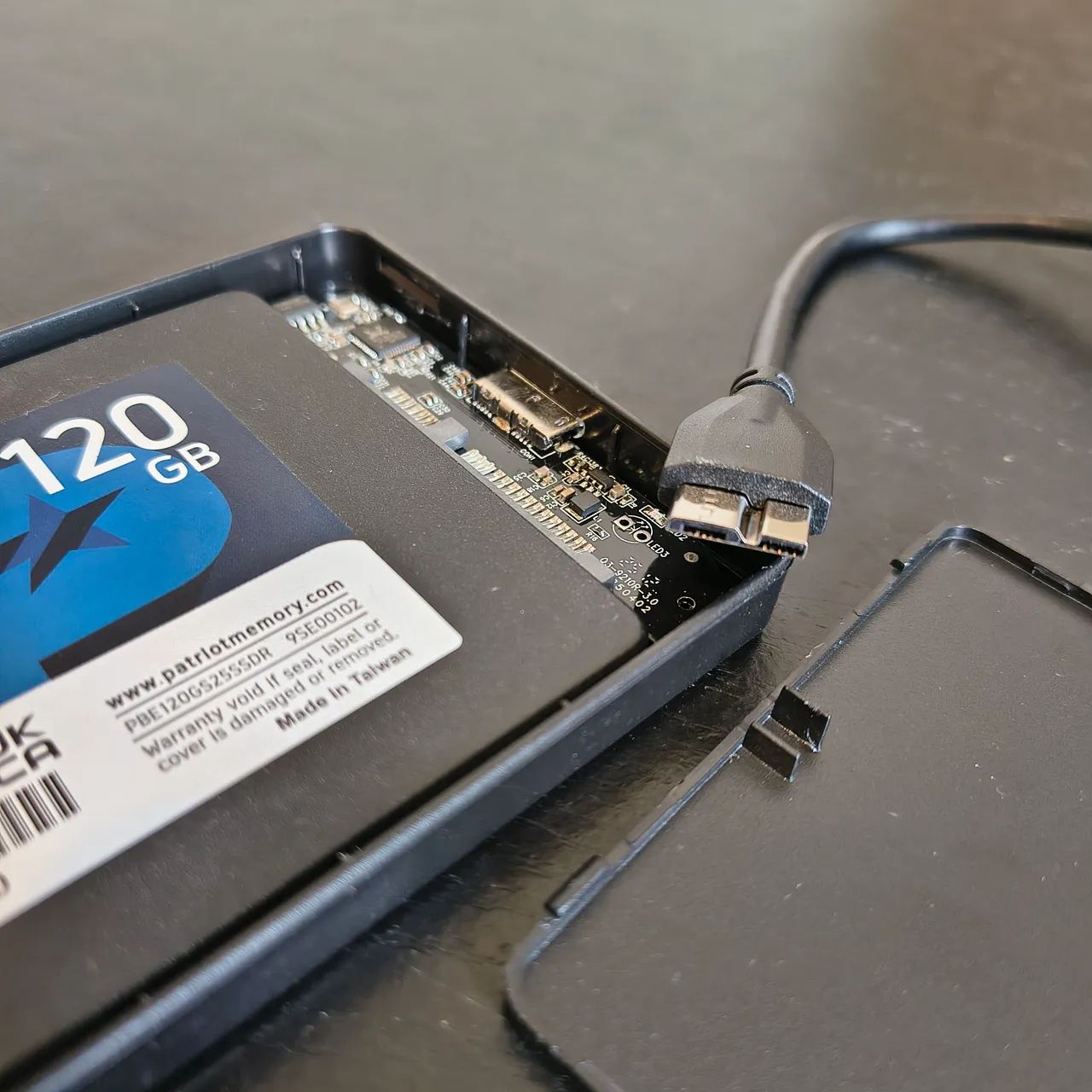 SSD 120GB Case USB 3.0 - Foto 3
