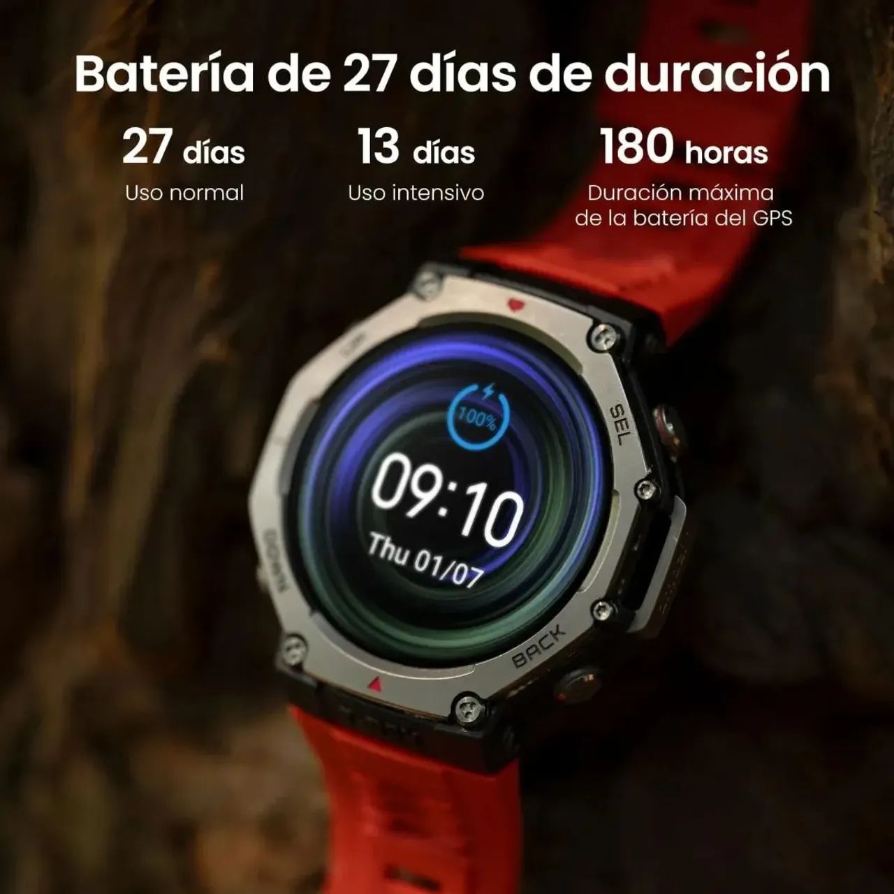 Smartwatch Amazfit T-rex 3 Lacrado  - Foto 3