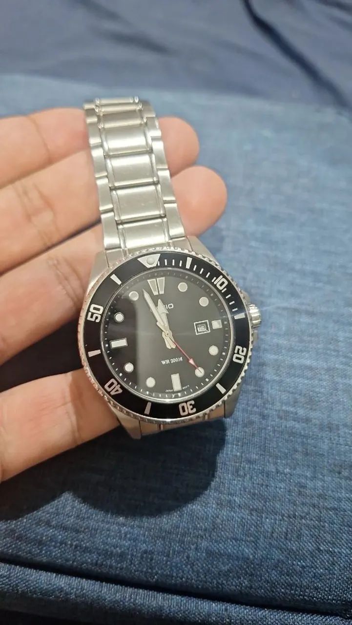 Relogio masculino casio duro 200m MDV- 107 original - Acessórios