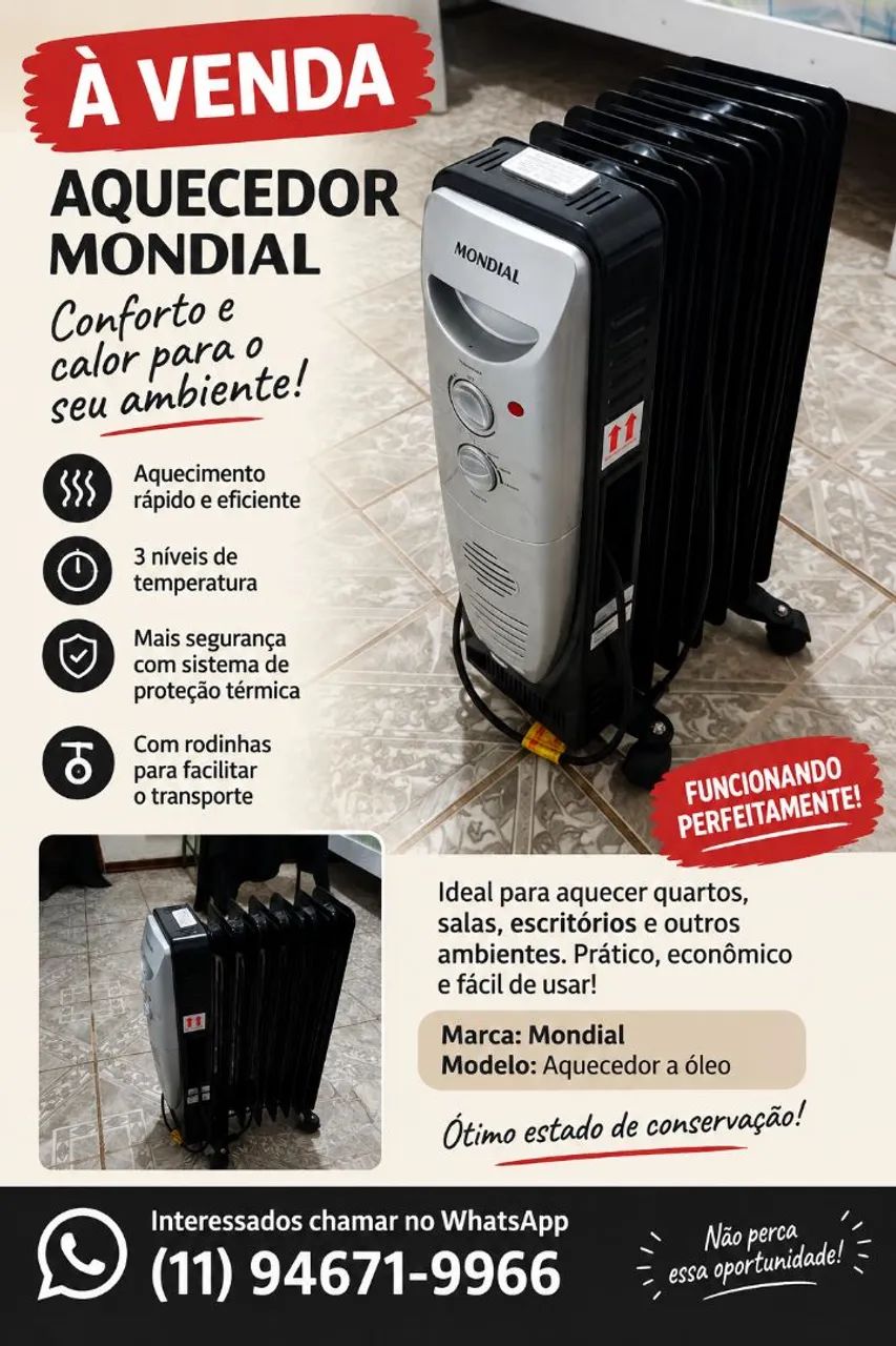 Aquecedor mondial 