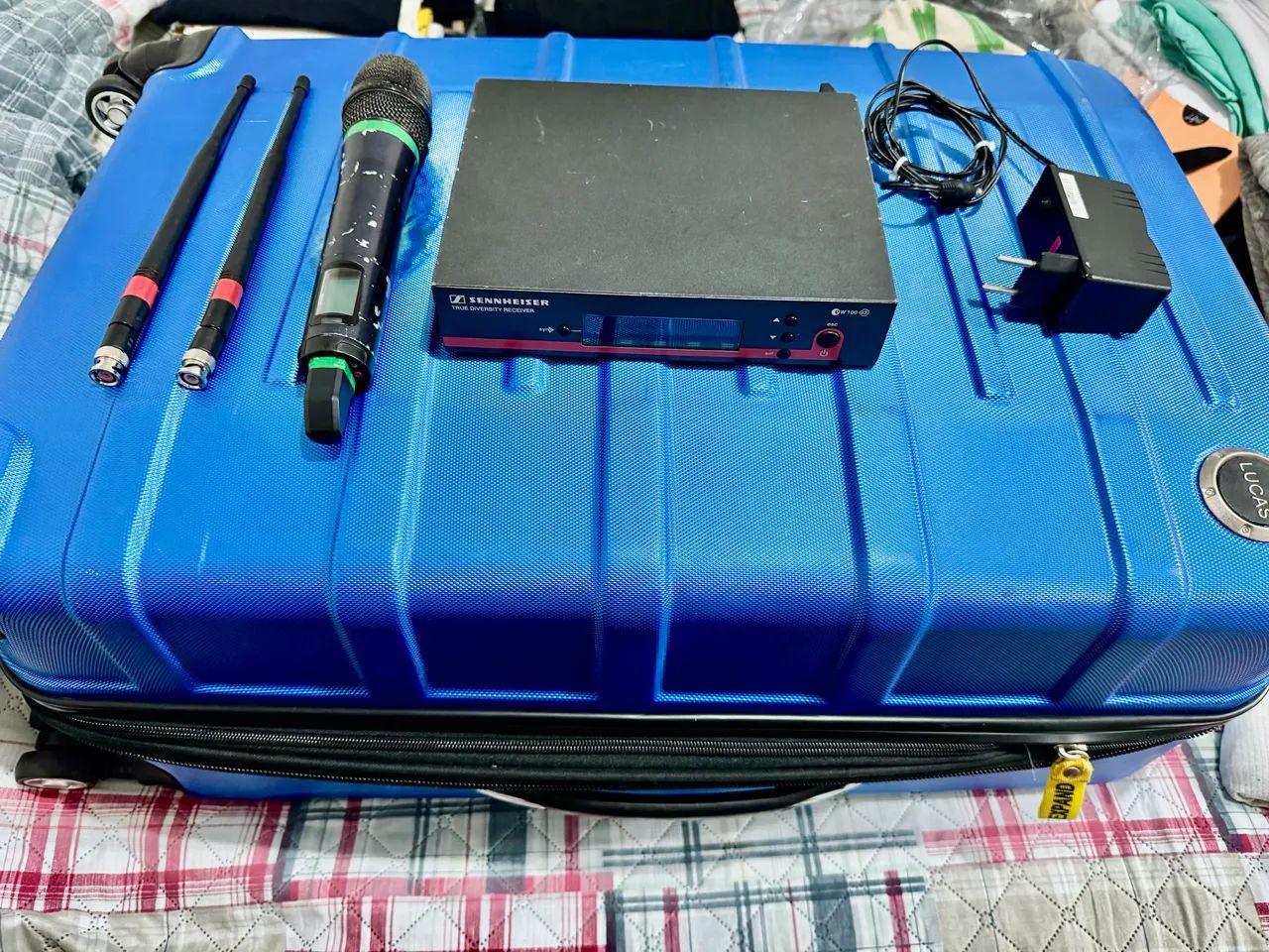 Microfone Sennheiser ew 100 g3 - Microfones e Gravadores - Sul