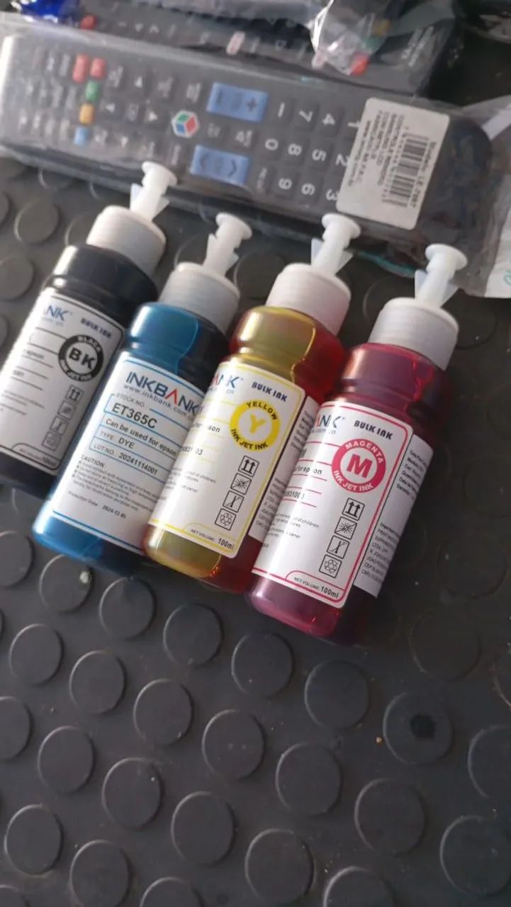 Tintas de alta qualidade para Epson, Hp e Canon 