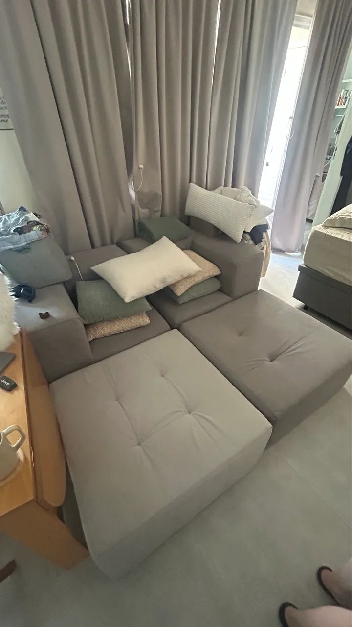 Sofá na caixa 