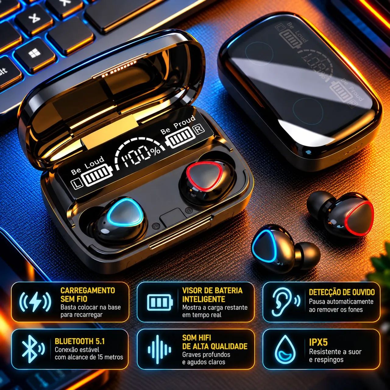 FONE M10 Bluetooth $60,00 - Foto 2