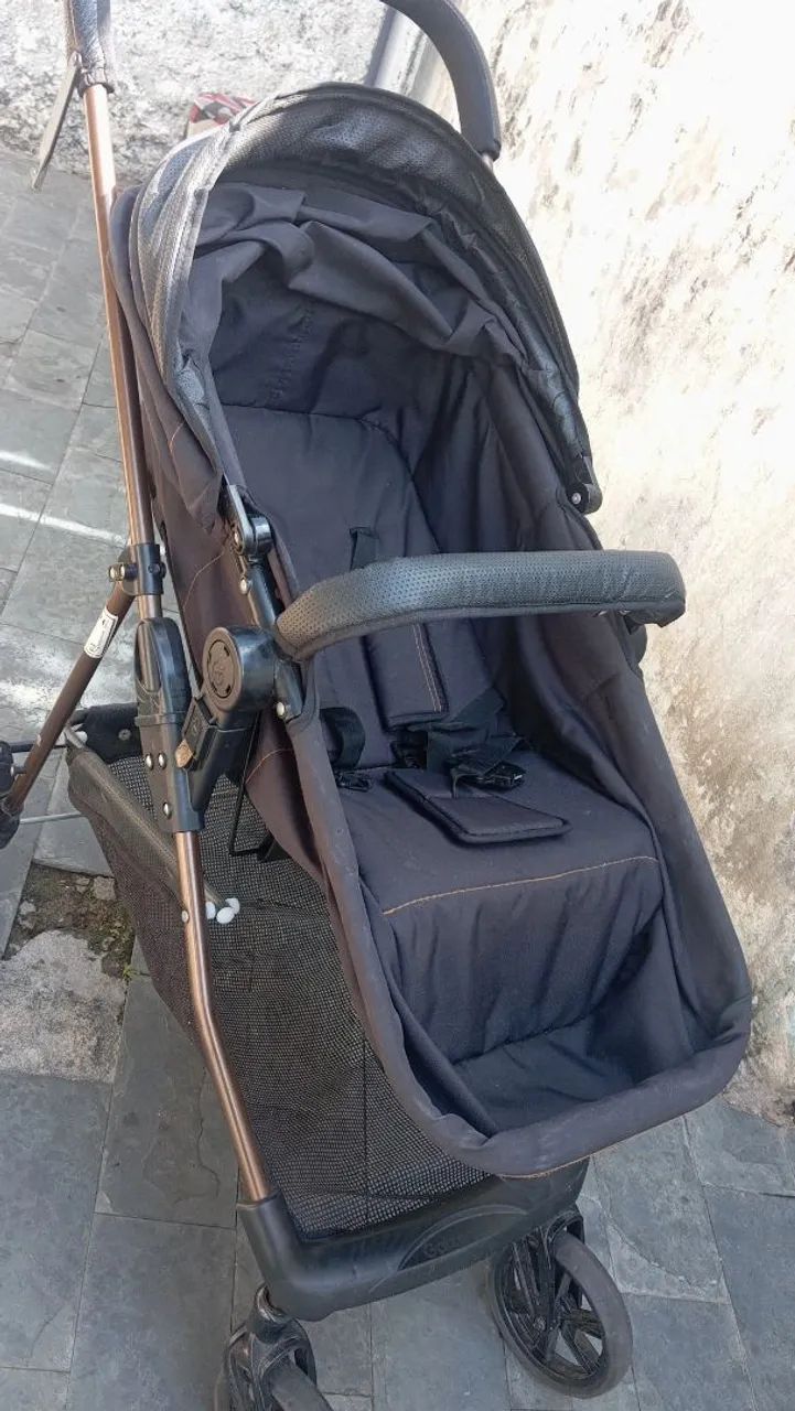 Carrinho de bebê Moisés + bebê conforto  - Foto 2