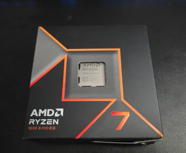 Processador AMD Ryzen 7 9700X, 3.8 GHz (5.5 GHz), Cache 32 MB, 8 Núcleos, 16 Threads, AM5