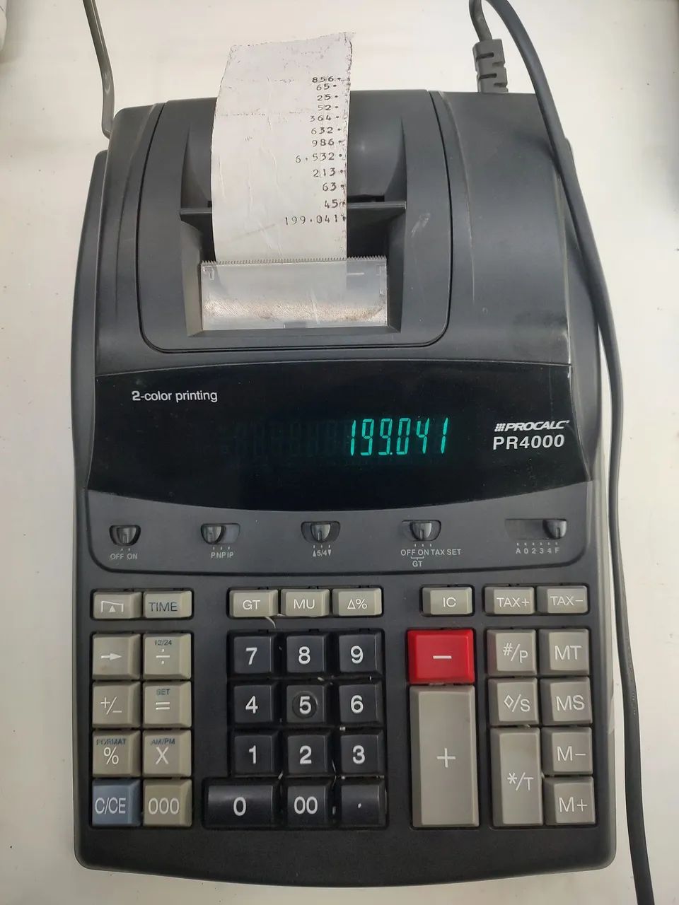 Calculadora registradora 