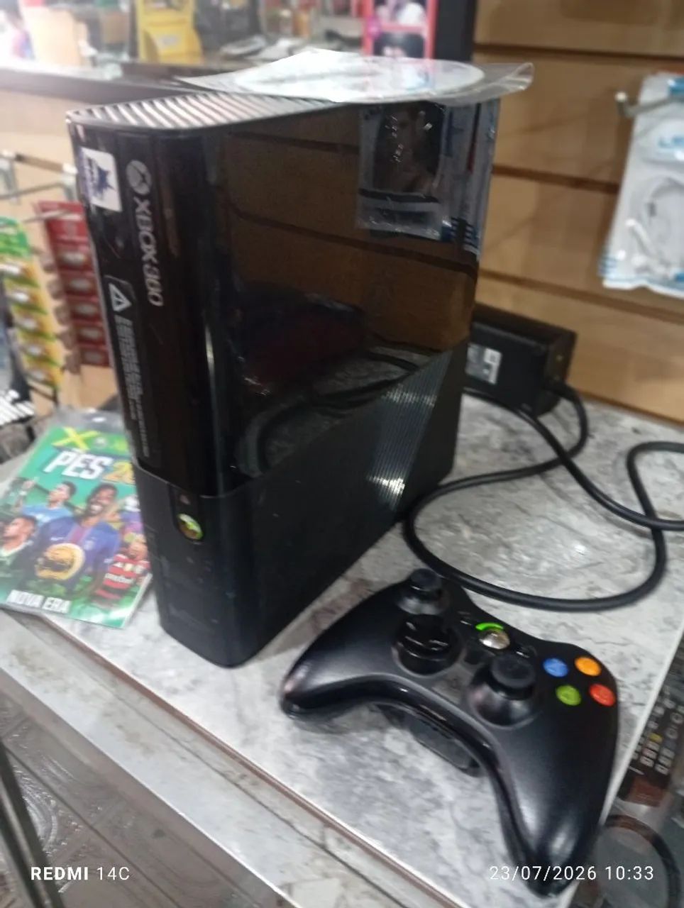 Xbox 360 com dois controles e Kinect  - Foto 5