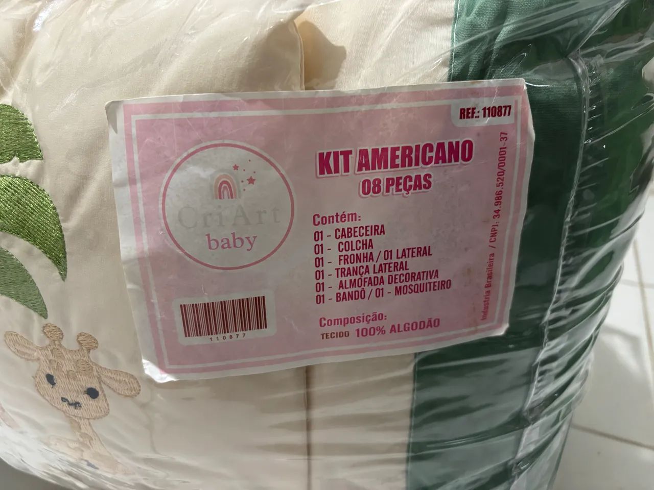 Kit berço americano com ninho do mesmo tema  - Foto 3