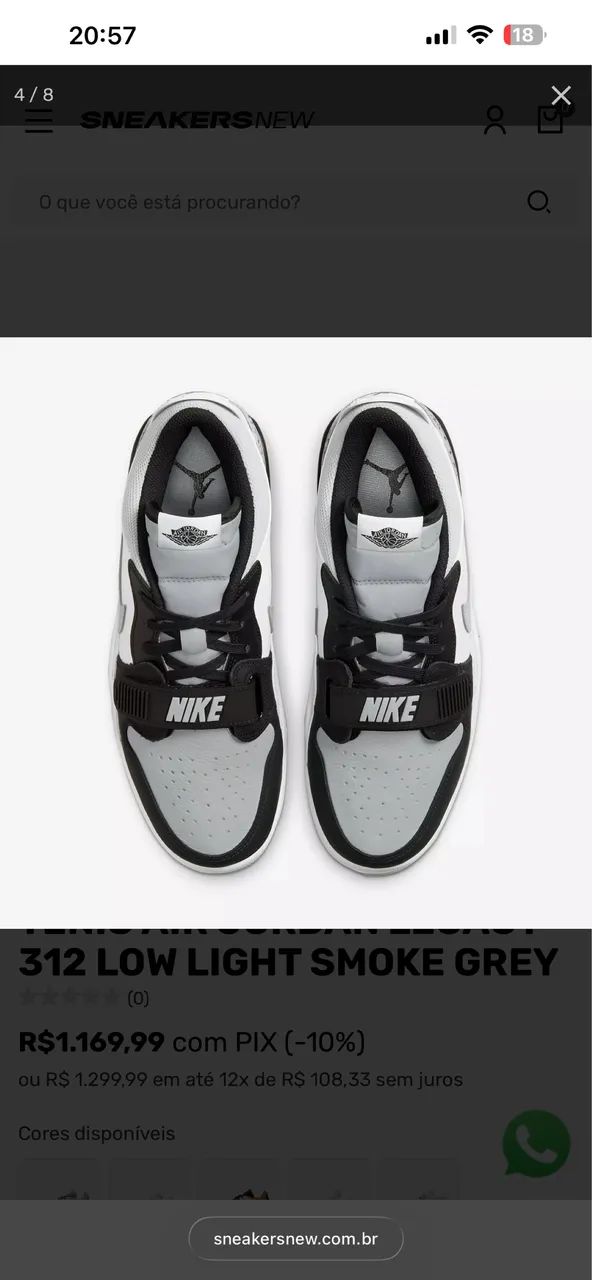 TÊNIS AIR JORDAN LEGACY 312 - Foto 2
