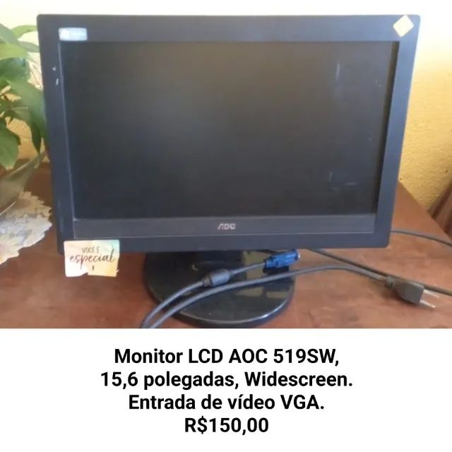 Monitor LCD AOC 15,6'